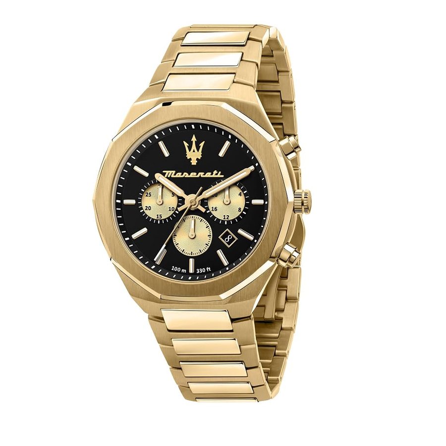 Orologio Uomo, Collezione STILE, al Quarzo, Cronografo, in Acciaio, PVD Oro - R8873642001