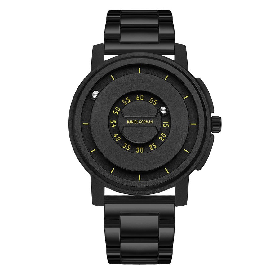 Brand-name Steel-band Sports Magnetic-levitation Silicone-ball Electronic Mens Watch