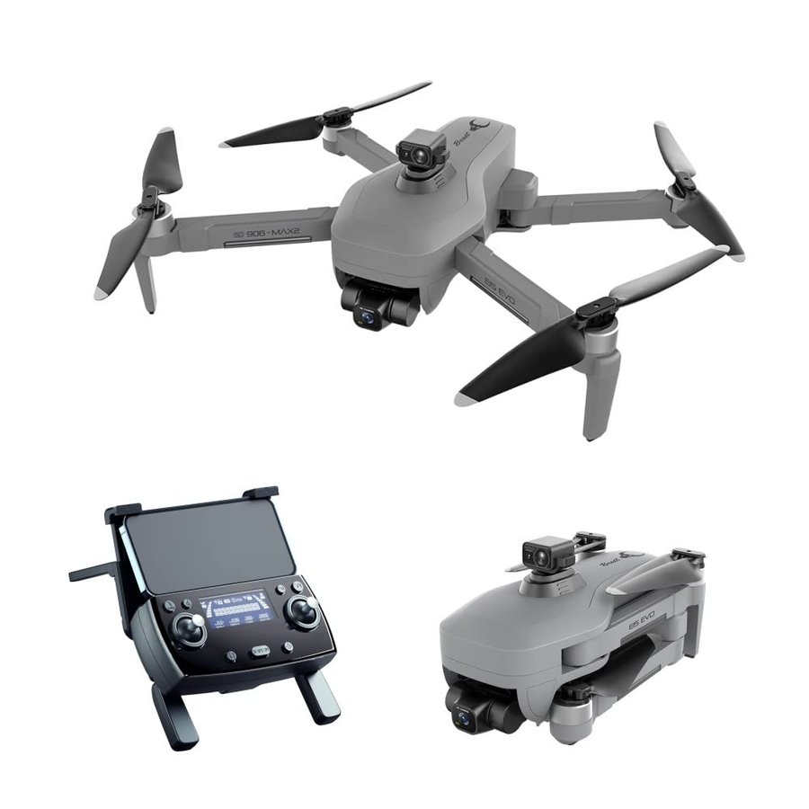 LUXWALLET EvoFly ² Dodge - 45 km/h - Drone GPS 4K - 4KM - Evitamento ostacoli - WiFi 5Ghz - Telecamera a 3 assi cardanica - Micro SD - Professionale