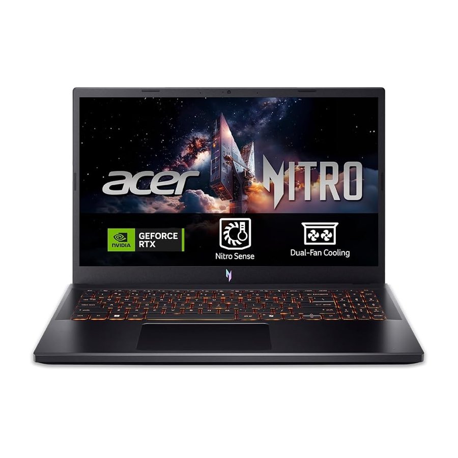 Acer Nitro V 15 ANV15-52 - Computer portatile da gaming da 15,6" Full HD IPS (Intel Core i7-13620H, RAM 16 GB, SSD 1 TB, NVIDIA GeForce RTX 5060, senza sistema operativo), nero, tastiera QWERTY