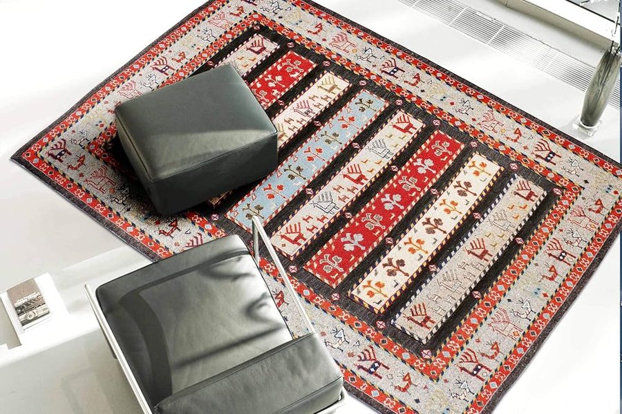 Baluch Sumak - Tappeto in Lana Fatto a Mano, 170 x 240 cm