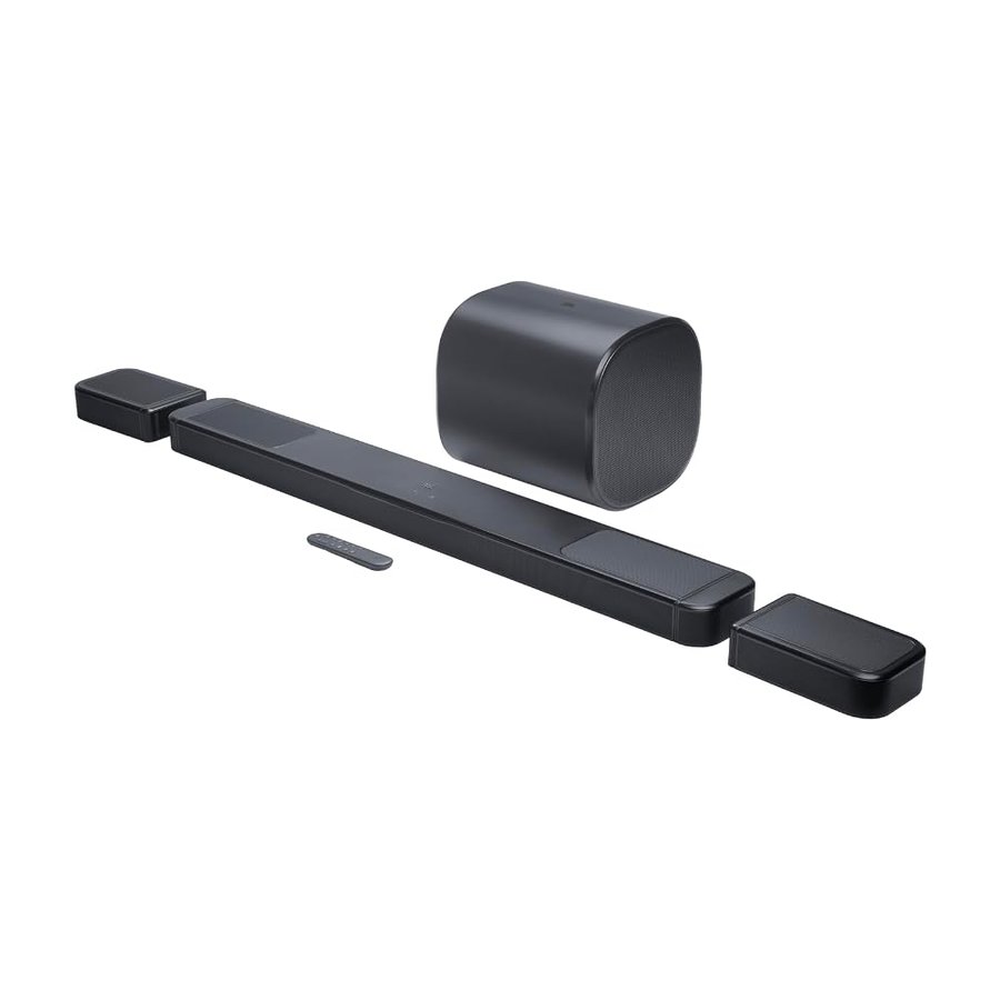 JBL Bar 1300 MK2, Soundbar Bluetooth 11.1.4 canali per TV con altoparlanti staccabili, subwoofer da 8", Dolby Atmos Surround Sound & DTS: X, HDMI eARC, Wi-Fi, PureVoice 2.0 e MultiBeam 3.0, nero