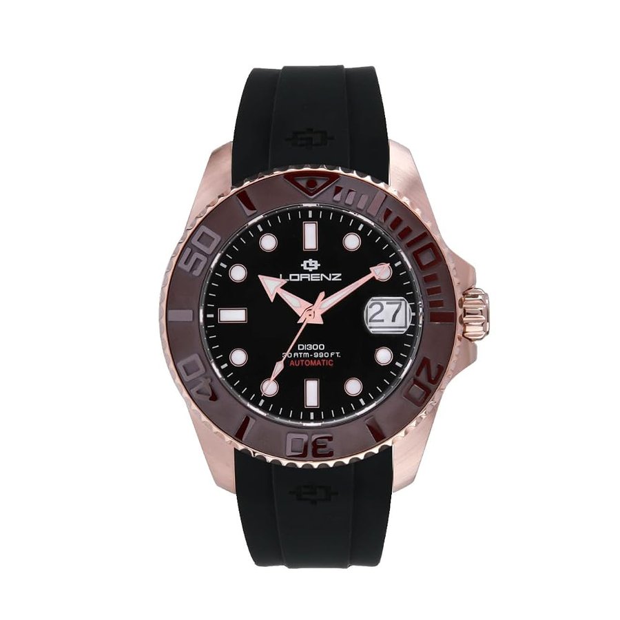 Doppia Iniezione 300 030258DD Orologio da uomo automatico subacqueo professionale 300 metri con cinturino in resina