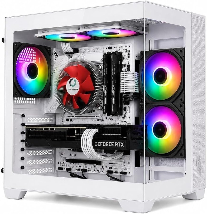 PC Gaming BIANCO Desktop i7 - RAM 32 GB - SSD 1 TB - GTX 750 8 GB GDDR5