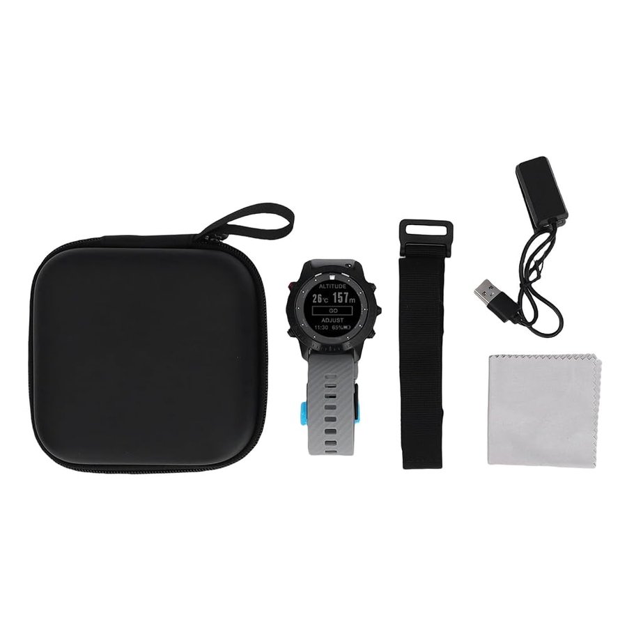 Orologi Subacquei da Uomo, Orologi da Polso Barometro con Sensore di profondità Bluetooth con Schermo da 1,18 Pollici per il Nuoto