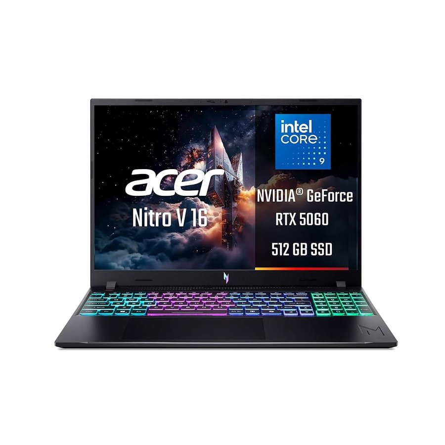 Acer Nitro V 16 | Notebook Gaming | 16" | Core 9 | RTX 5060 | 16GB | 512GB