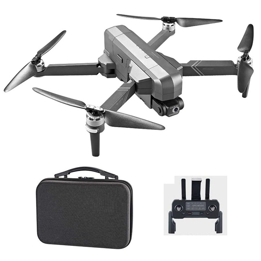 Drone GPS 4k Anti-Shake Aerial Photography Professional Aircraft Long Endurance Brushless Motore Intelligently Follow The Return Remote Control Aircraft (Gray 1 BATTERY)