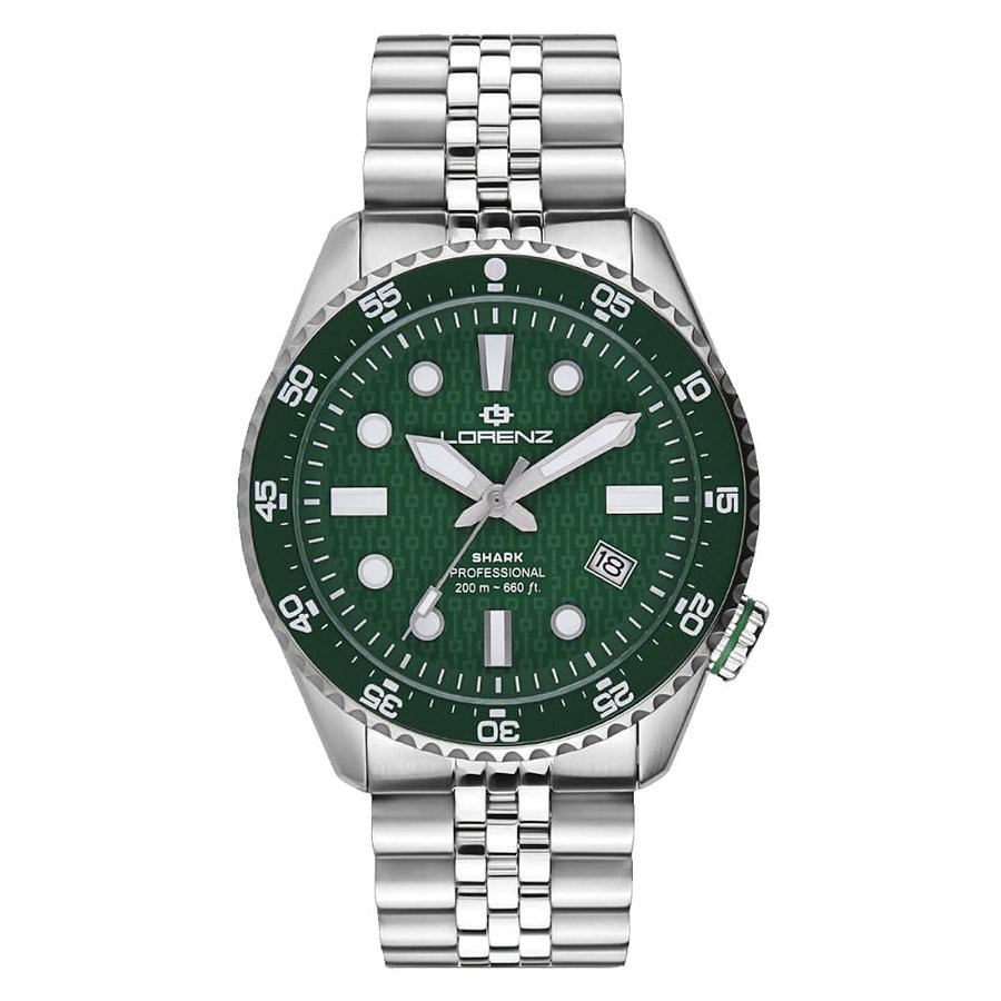 SHARK V 030255CC Orologio da uomo automatico in acciaio inossidabile Sub 200 metri