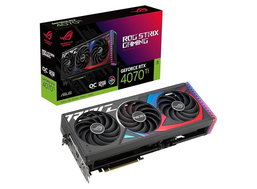 ASUS ROG Strix NVIDIA GeForce RTX™ 4070 Ti OC Edition - Scheda grafica da gioco (PCIe 4.0, 12 GB GDDR6X, HDMI 2.1a, DisplayPort 1.4a)