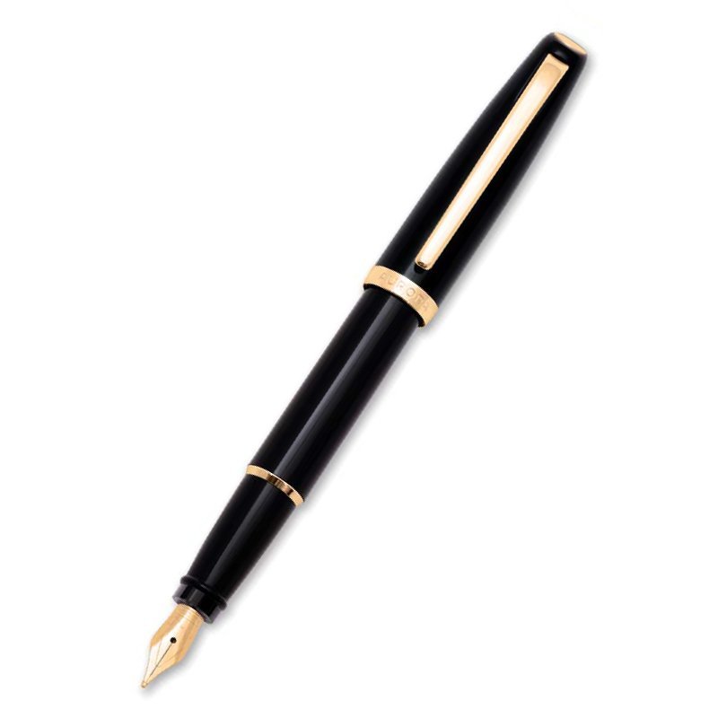 Aurora E12-DN penna stilografica Nero, Oro