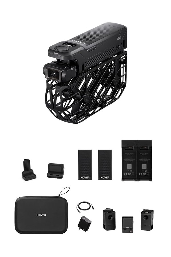 HOVERAir X1 PRO Action Cam Volante 4K, Drone Pieghevole, Combo Fly Joy