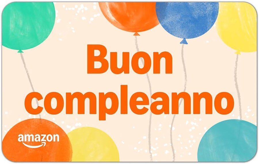 Buono Regalo Amazon Digitale - Palloncini di compleanno