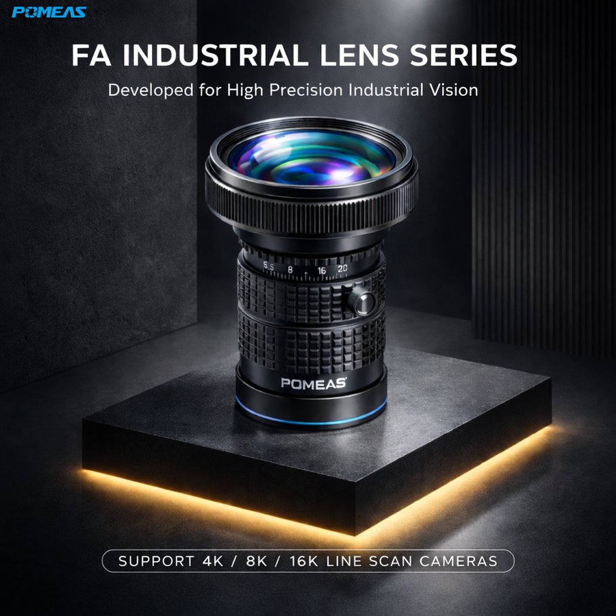 0.05X 50mm F4.0 8K Line Scan Lens With 62mm Image Circle For Industrial Machine Vision Inspection
