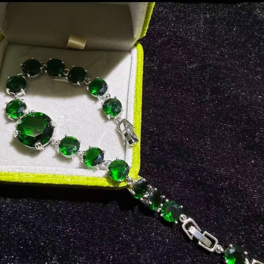Emerald Green Five Blessings Bracelet
