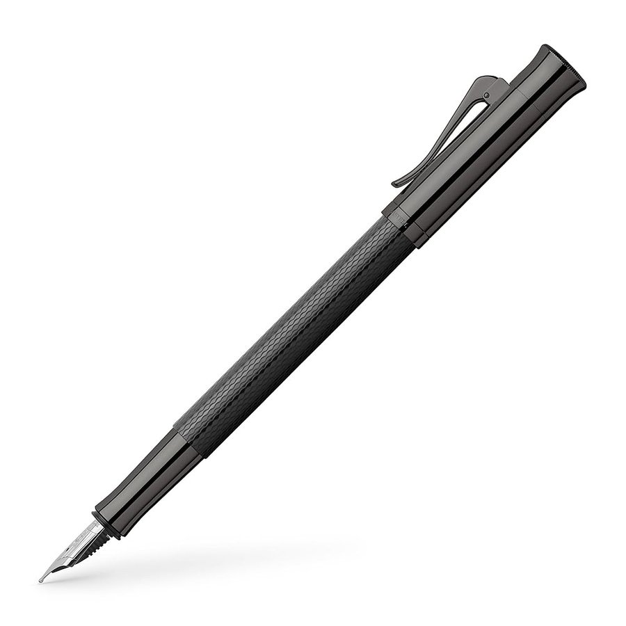 Graf von Faber-Castell - Penna stilografica Guilloche Black Edition M