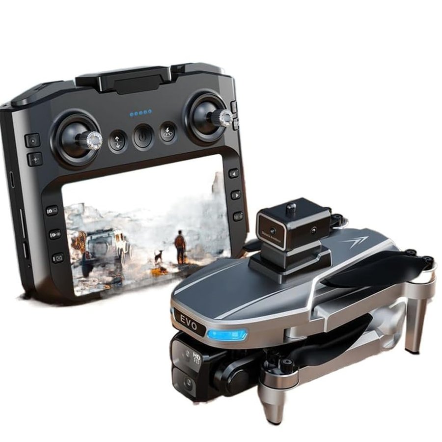 Drone SG901 Max Professionale con Telecamera HD GPS, 5g WiFi FPV, Video 4k, UAV, Schermo Grande da 4,5 Pollici, Telecomando rc.,Quad Battery