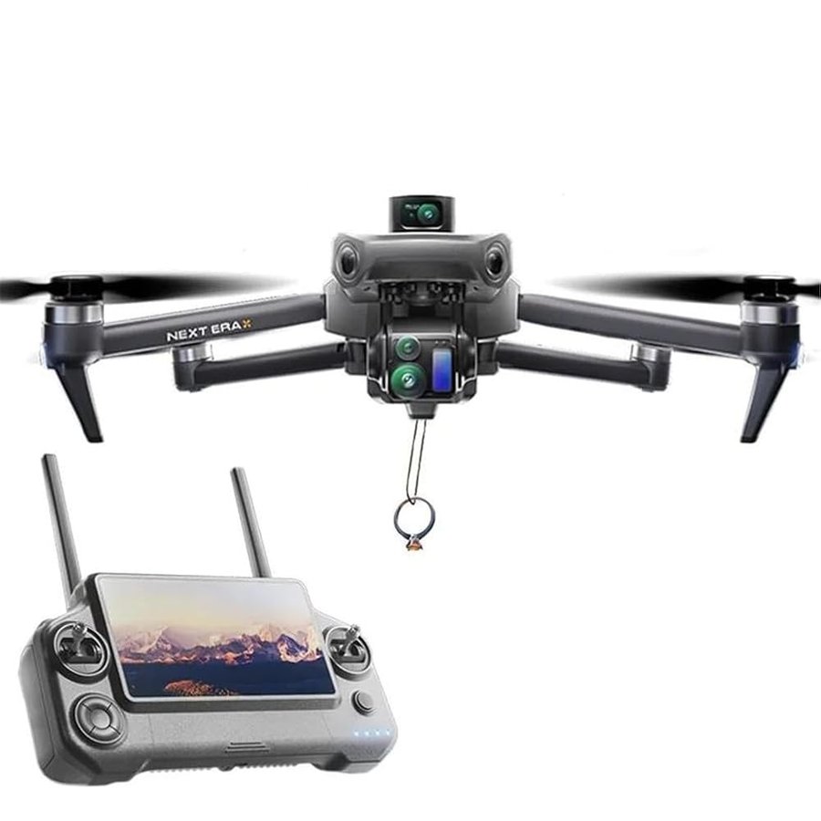 Single Battery,Drone P7 Max con Giunto cardanico brushless a 3 Assi, Trasmissione di Immagini digitali 5g, Laser per Evitare Ostacoli con Controllo dello Schermo Airdrop