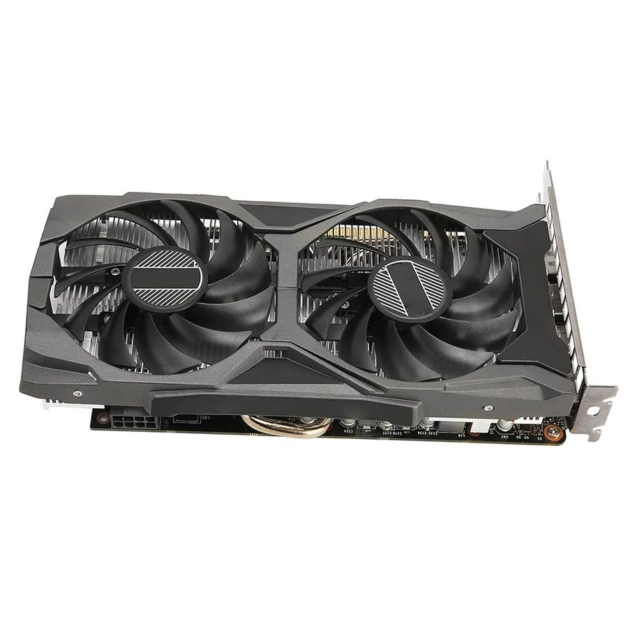 Annadue Scheda Grafica GTX1660S 6G GDDR6 192 Bit, Scheda Grafica per Giochi per Computer Desktop PCIe 3.0 X16, Doppia Ventola di Raffreddamento, Interfaccia /3 X DisplayPort