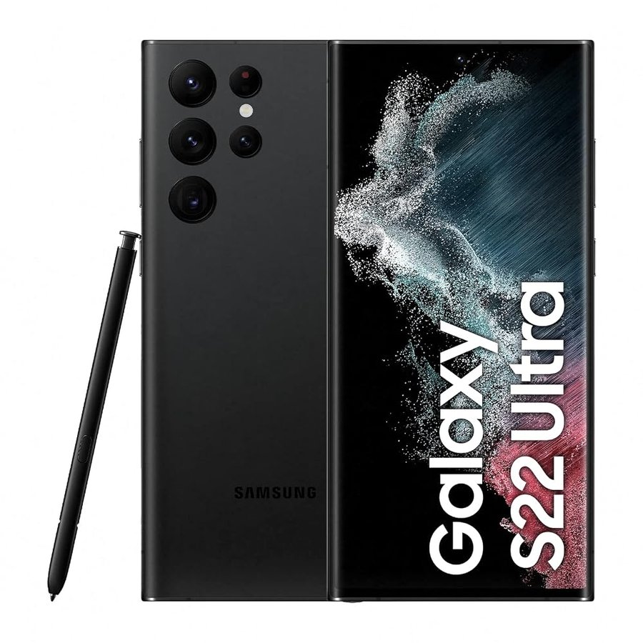 Samsung Galaxy S22 Ultra 5G | Smartphone Dual Sim | Versione Ksa | Nero Phantom | 256 GB