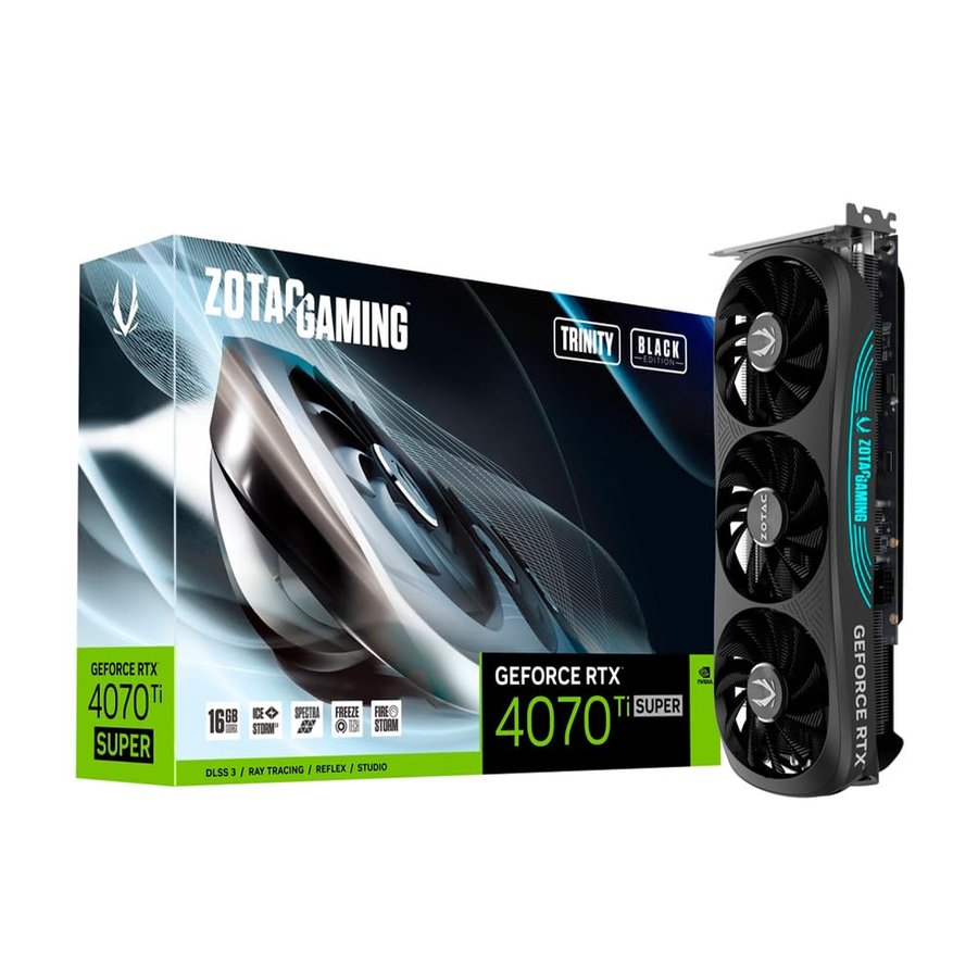 Zotac GEFORCE RTX 4070 Ti SUPER Trinity Black Edition 16GB
