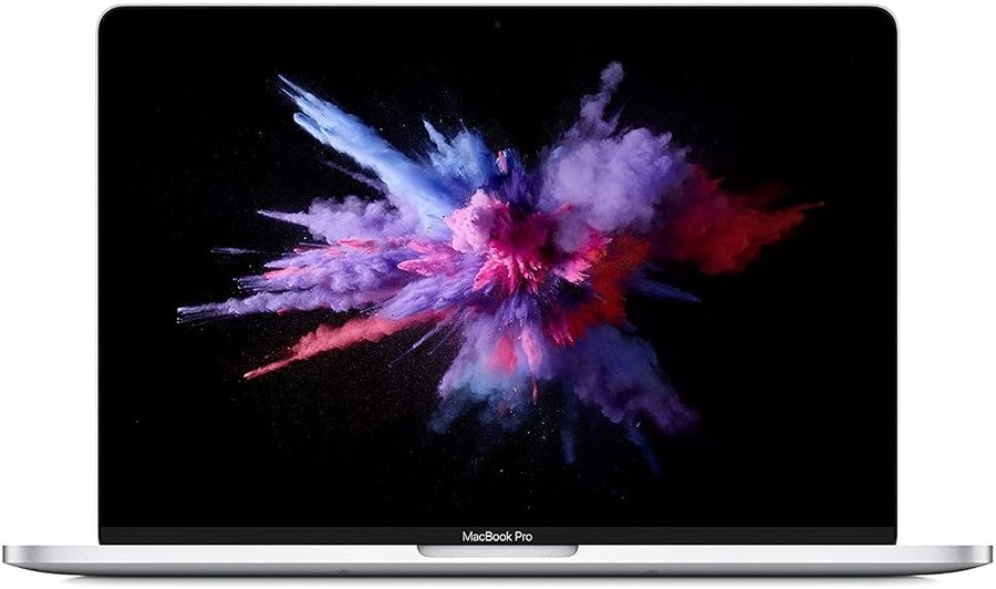 Mid 2019 Apple MacBook Pro with 2.8GHz Core i7 (13-inch, 16GB RAM, 256GB SSD) QWERTY English - Argento (Ricondizionato)