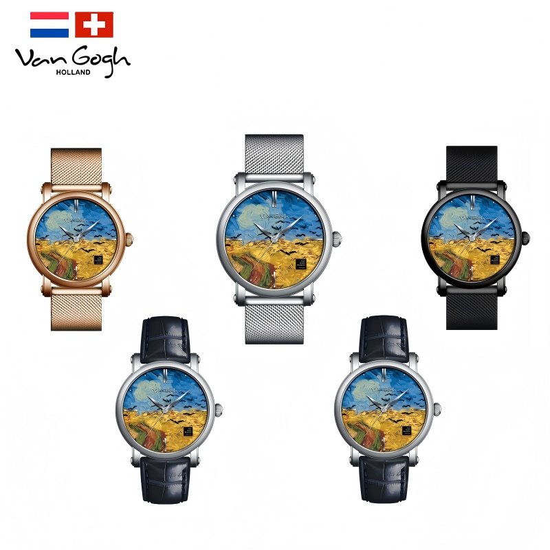 Van Gogh Wheatfield With Crows Series Women's Quartz Watch