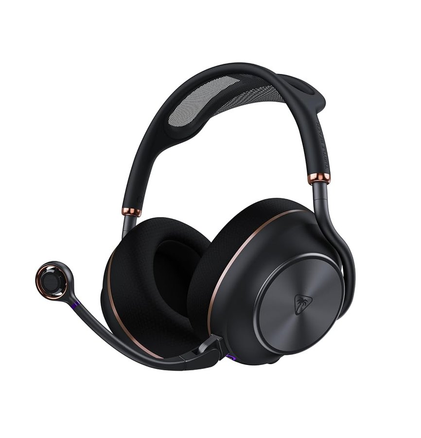 Turtle Beach Stealth Pro II Nero – Cuffie da gioco wireless premium per PC, Xbox Series X|S, PS5, PS4 con audio Hi Res wireless certificato, audio spaziale Dolby Atmos, riduzione attiva del rumore