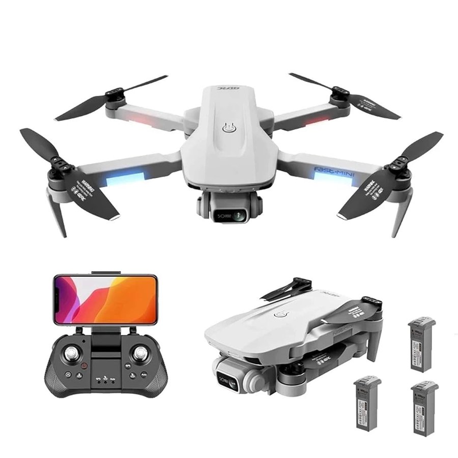 Mini GPS RC Drone with 4K HD Dual Camera Gesture Professional RC Quadcopter Toys Control 30 Minutes 2KM 5G WiFi FPV RC Drones for Adults/Beginners(4K 1* Battery)