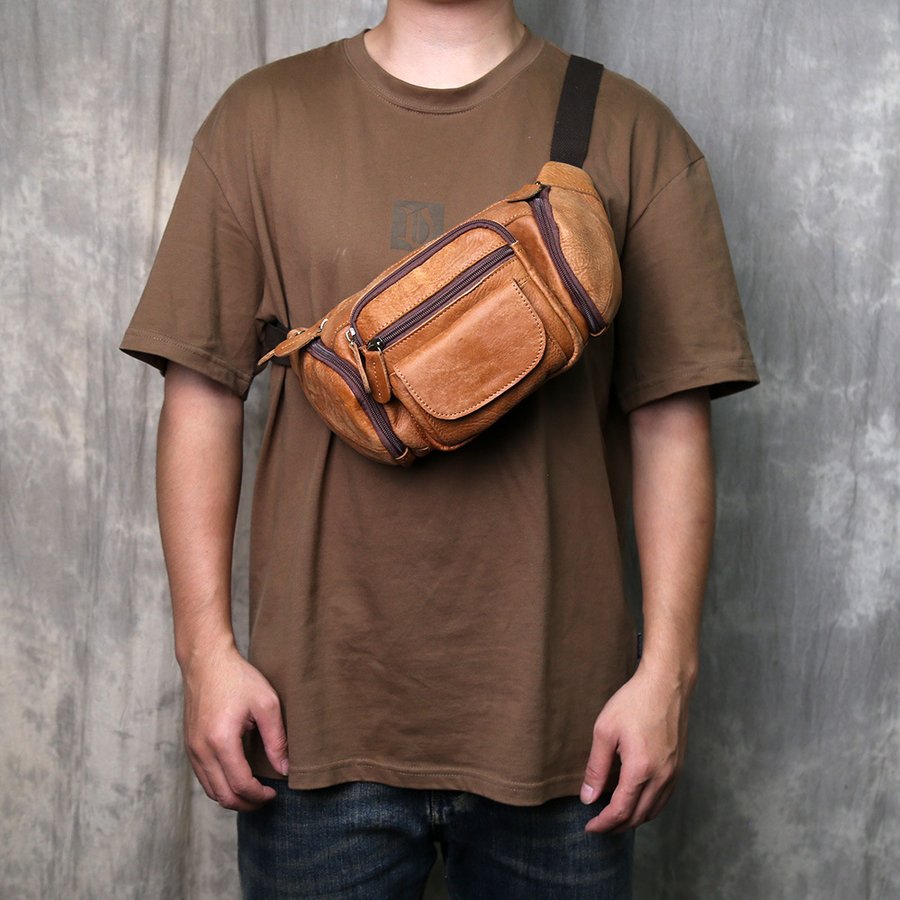 Large-capacity Waist Bag With Multiple Pockets Outdoor Crossbody Bag
