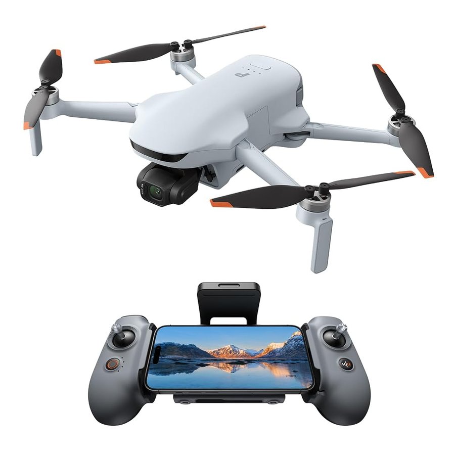 Potensic ATOM 3 Standard Kit, Drone con Fotocamera per Adulti 4K 60fps, Foto 8K 50MP, Trasmissione 16 km, Sensore CMOS 1/1,3", Tracciamento IA 2.0, QuickShots, Meno di 249 g, 1 Batteria 40 Min di Volo