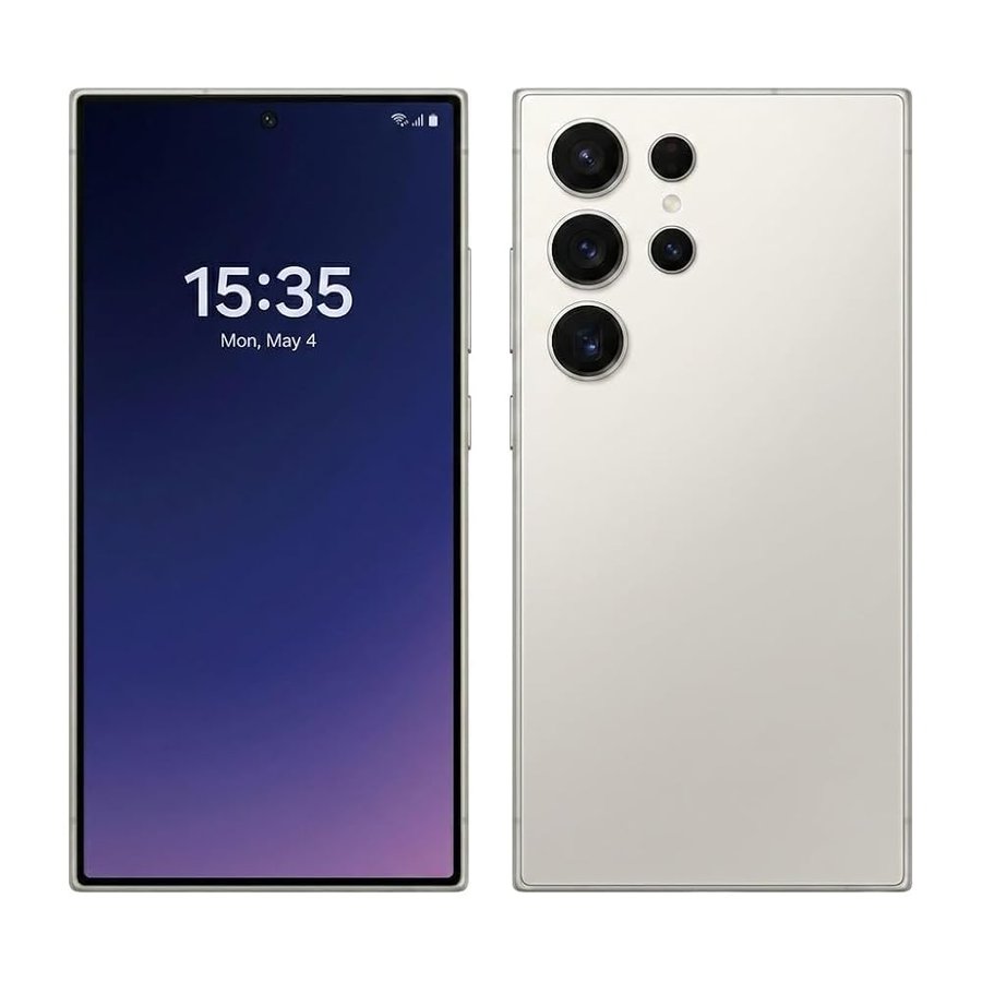 Smartphone Samsung Galaxy S25 Ultra 5g SM S938B 512 Gb Dual Sim 6.9" Quad Camera 200 Mp Octa Core Titanium Whitesilver (Ricondizionato)