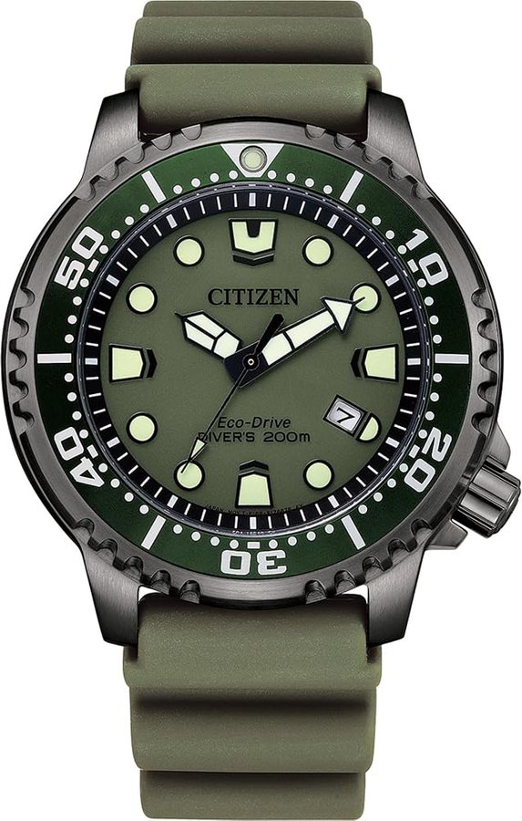 Orologio analogico da uomo Eco-Drive con elastico Promaster Marine