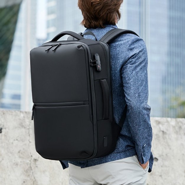 Multi-functional Large Capacity Vacuum Compression Men's Backpack Oxford Cloth Waterproof