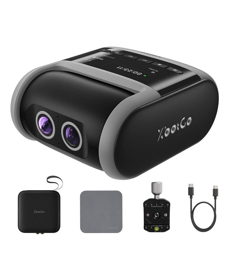 XbotGo Falcon Videocamera Sportiva IA 4K Tutto in Uno, Calcio e Altri Sport | Camera autonoma IA+doppia fotocamera; tracciamento automatico; senza abbonamento; streaming gratis; genitori/coach/giocatori