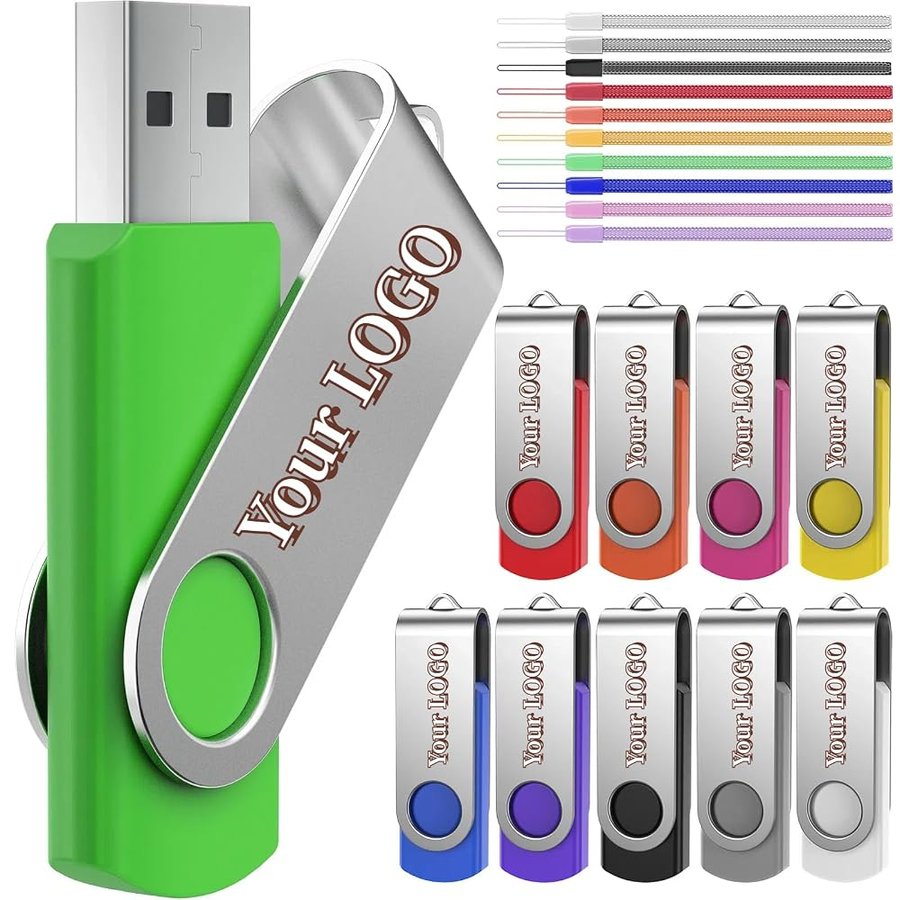 Chiavetta USB Personalizzata con il tuo logo, Memory Stick FEBNISCTE, Chiavetta USB 2.0 Confezione da 50 4 GB