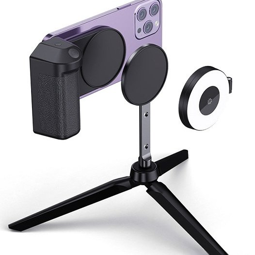 LED Folding Magnetic Suction Mobile Phone Fill Light Wireless