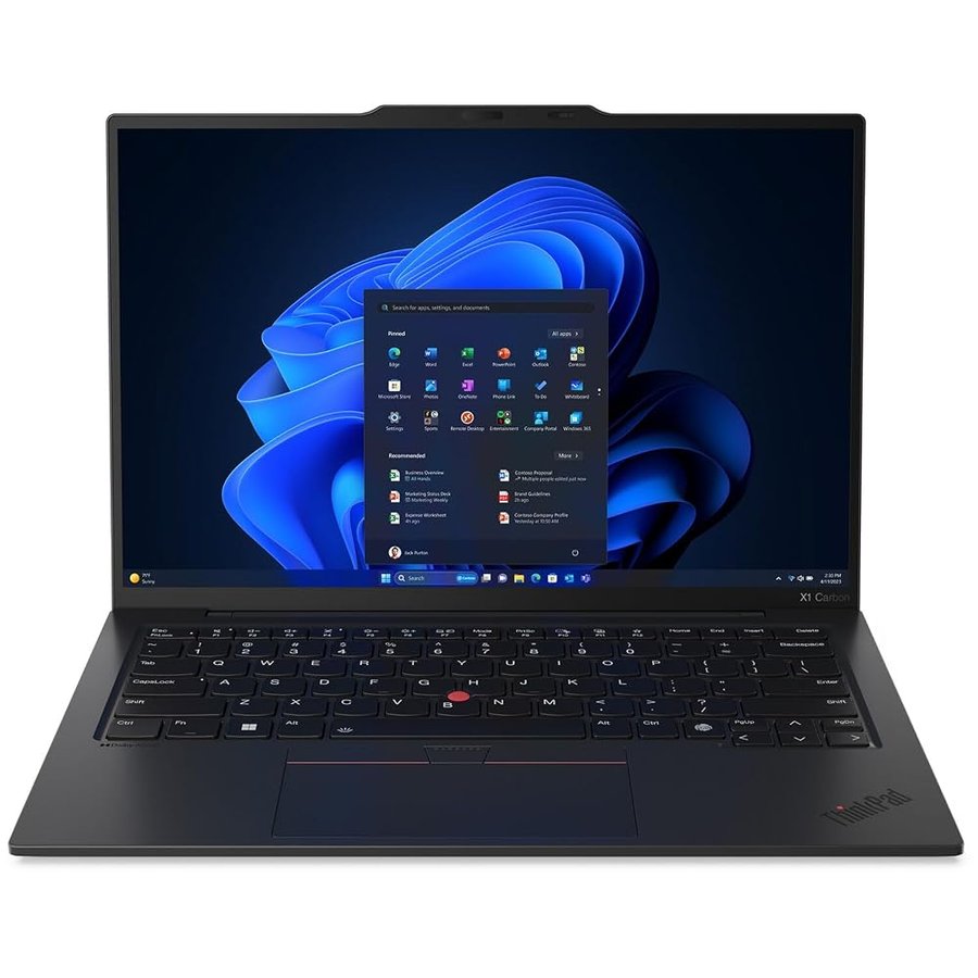 Lenovo ThinkPad X1 Carbon Gen 13 Aura Edition, Intel Ultra 7 258V (Beats U7 165), 14" 2.8K (2880 x 1800), OLED, 32GB DDR5, 2TB SSD Gen 5, 1080p telecamera IR, WiFi 7.0, Win 11 Pro, nero