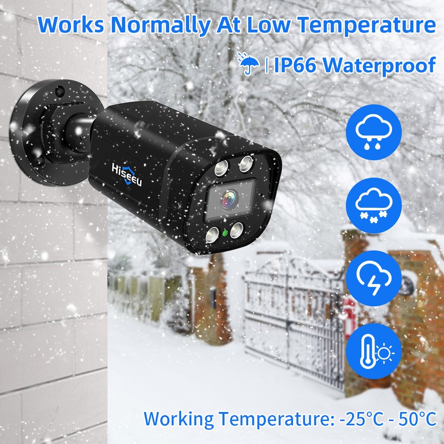 Outdoor Waterproof Commercial HD 5 Million AHD Wired Network Monitoring Suite Camera