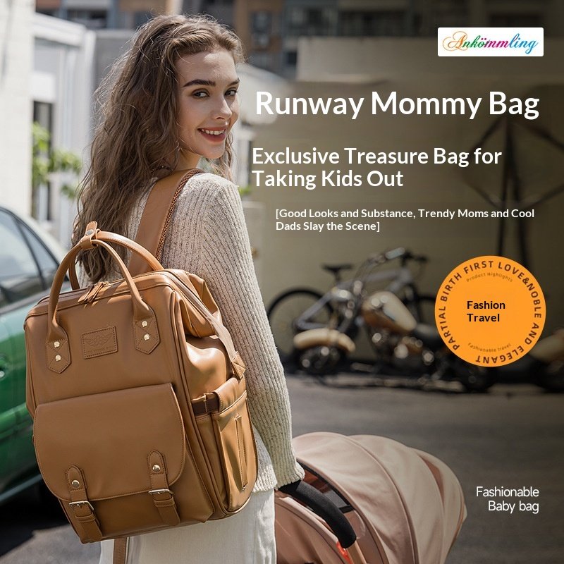 New PU Mummy Bag Waterproof And Oil-resistant Multi-functional