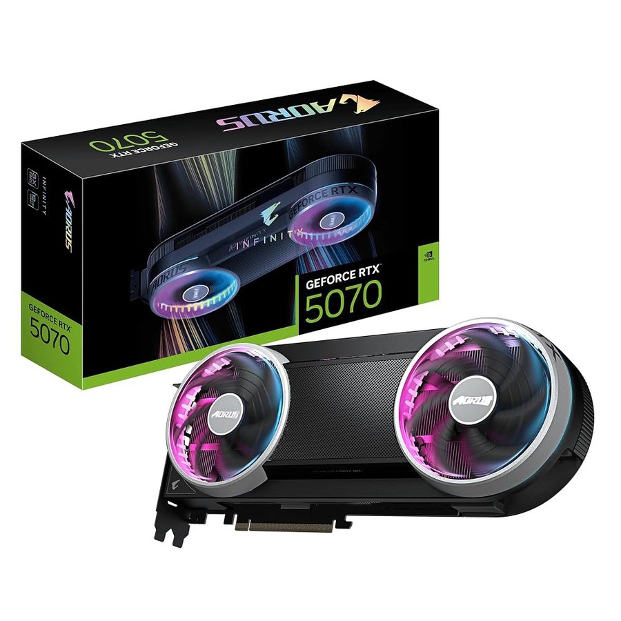Gigabyte AORUS GeForce RTX 5070 INFINITY 12G Scheda Grafica