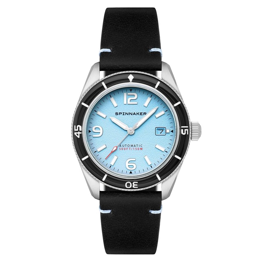 Fleuss SP-5055 - Orologio automatico da uomo, con cinturino in pelle, 43 mm