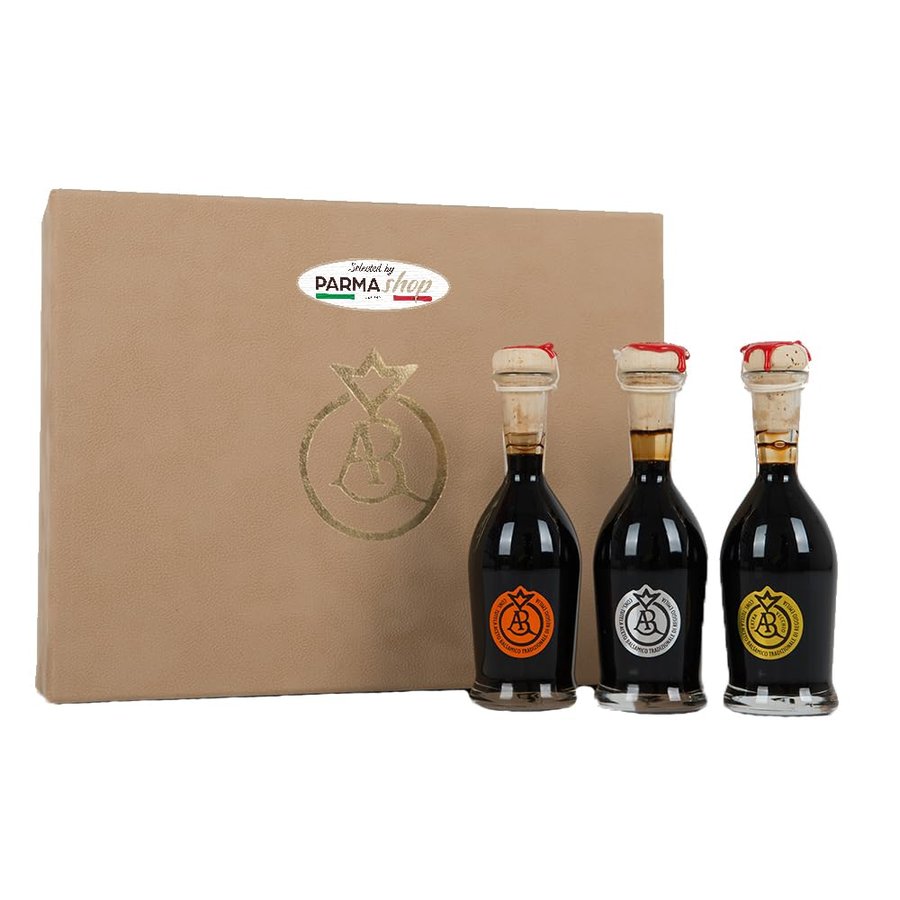 Aceto Balsamico Tradizionale di Reggio Emilia DOP - Trittico - Selected by PARMAshop