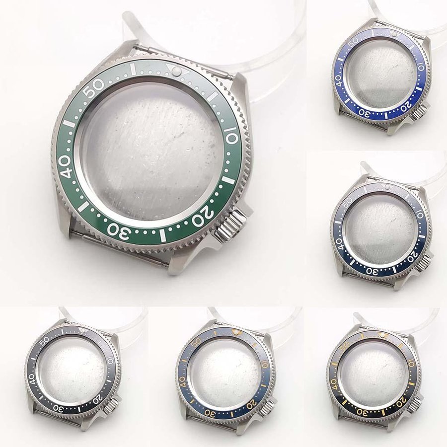 Stainless Steel Dive Watch Case Compatible With NH35NH36 Movements For Watch Modification And Customization