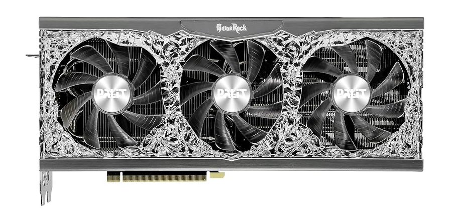 Palit Microsystems, Inc. GeForce RTX 3080 Ti GameRock 12 GB GDDR6X, 10240 Core, 1365 MHz GPU, 1665 MHz Boost, NVIDIA Ampere, HDMI, DisplayPort x 3, Angel ARGB Illuminazione, TurboFan avanzato 3.0