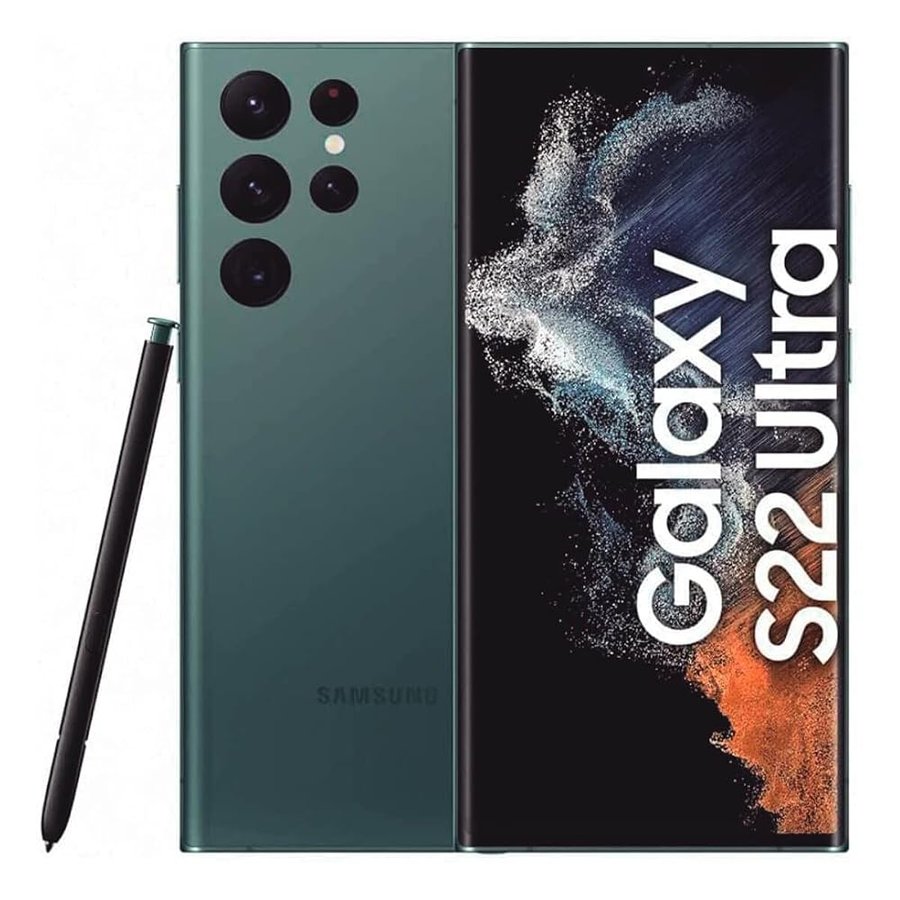 Samsung S908B/DS Galaxy S22 Ultra 5G, Dual, 256GB 12GB RAM, Green