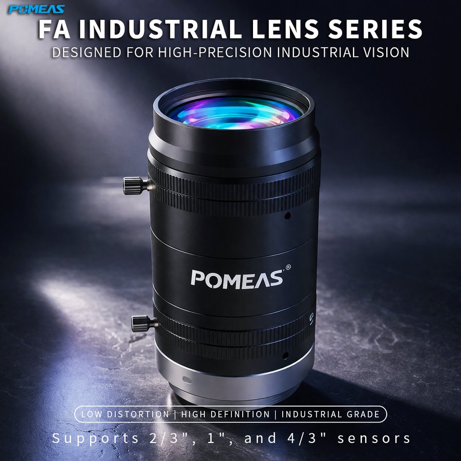 LFEHH-1218M 12mm F1.8 10MP Fixed Focal Length Machine Vision Lens For 2   3 Inch Industrial Cameras