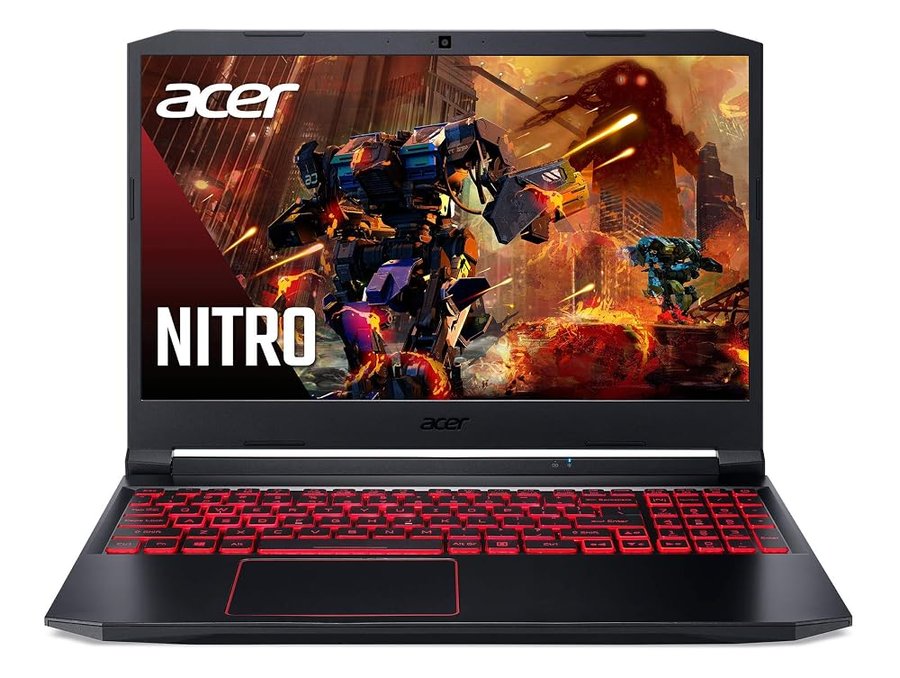 Acer Nitro 5 AN515-55-53E5 Gaming Laptop | Intel Core i5-10300H | NVIDIA GeForce RTX 3050 GPU | 15.6in FHD 144Hz IPS Display | 8GB DDR4 | 256GB NVMe SSD | Intel Wi-Fi 6 | Backlit Keyboard