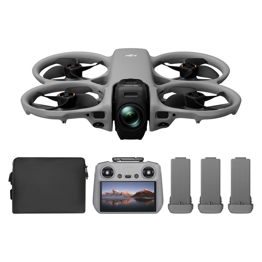 DJI Avata 360 Combo Fly More (con DJI RC 2), Drone con fotocamera 360° 8K