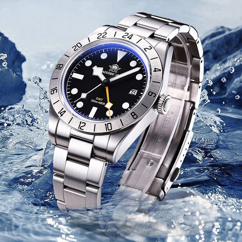 Mens Business Waterproof Quartz Watch With Luminous Hands