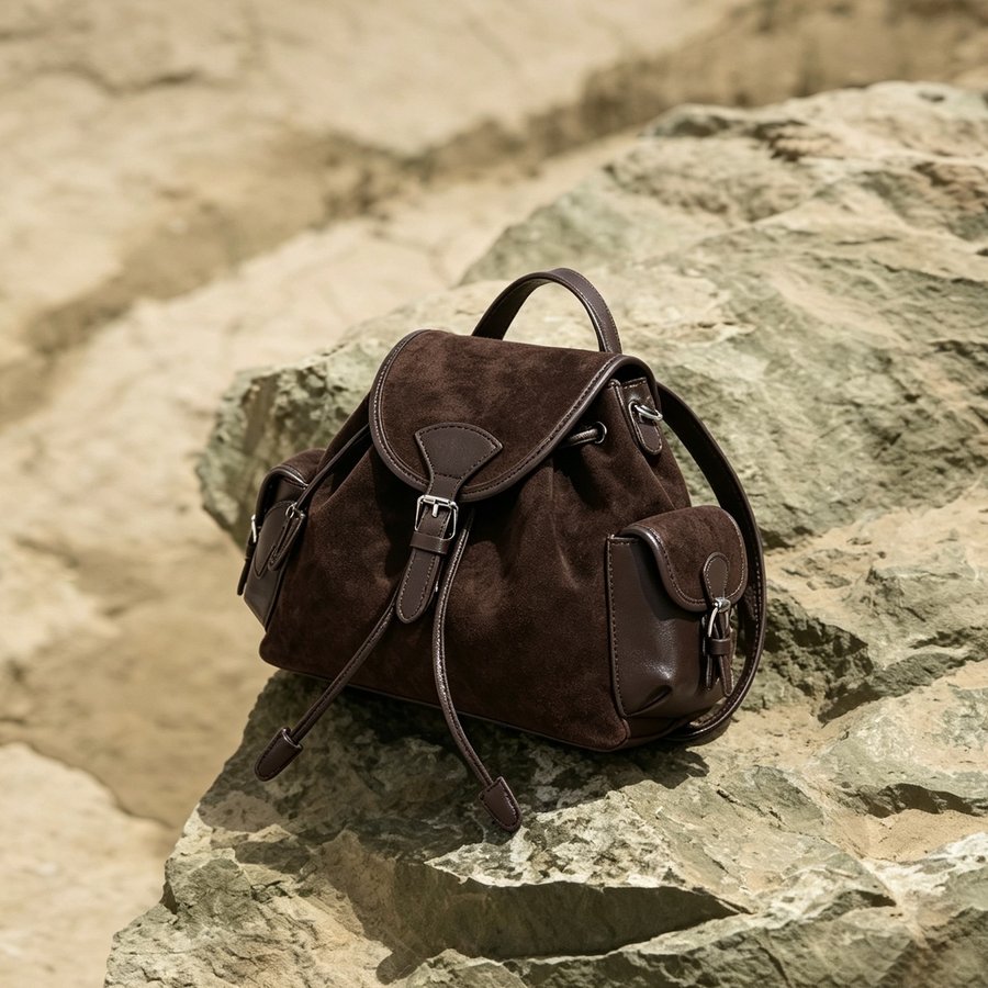 Large-Capacity Light-Luxury Commuter Backpack